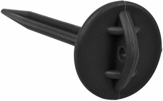 ProPlus Grondzeilpen - 20x stuks - kunststof - voor grondzeilen/tenttapijten/tentharing van ProPlus — afbeelding 3
