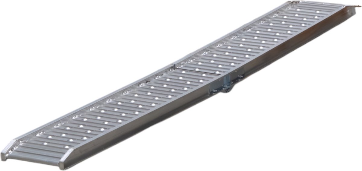 Oprijplaat aluminium 250kg 2130 x 295mm inklapbaar bruikbare breedte 250mm MW Tools AOP2001