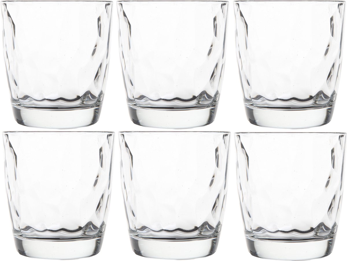 Bormioli Rocco Drinkglazen - 12x stuks - transparant - 300 ml - waterglazen