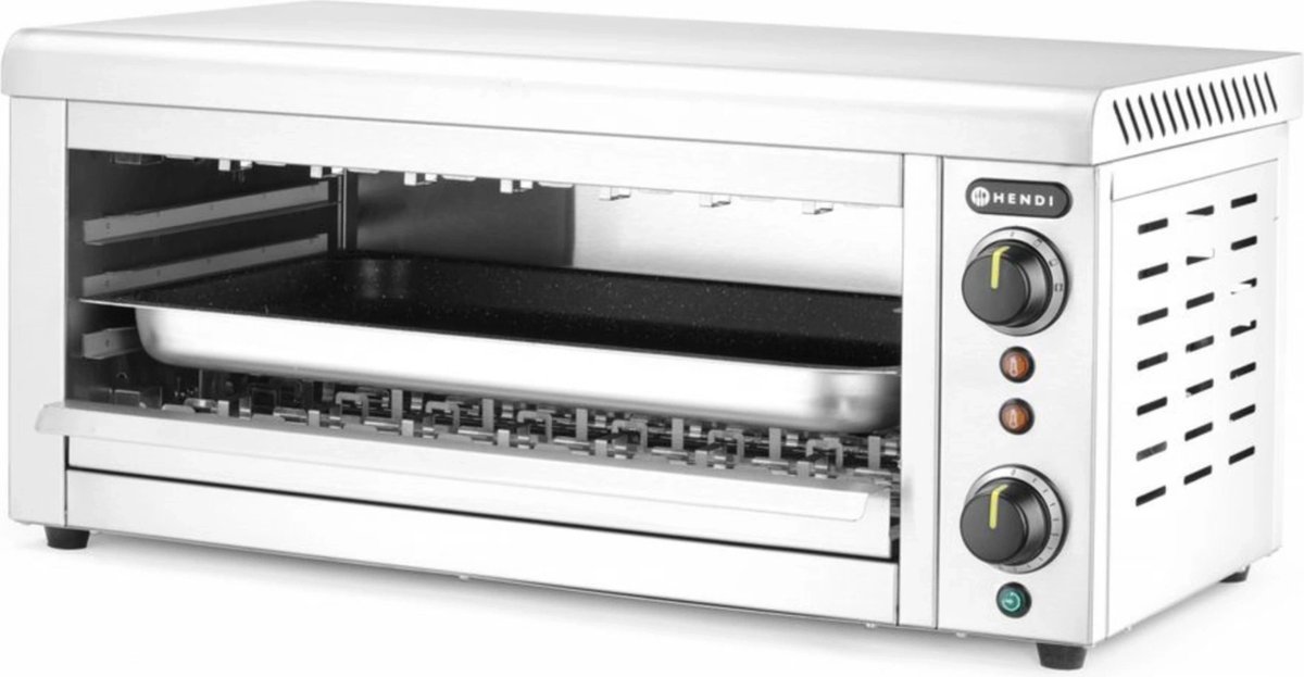 Hendi Salamander Grill met Quartz Infraroodelementen - 230V / 3645W - 689x397x(H)318cm
