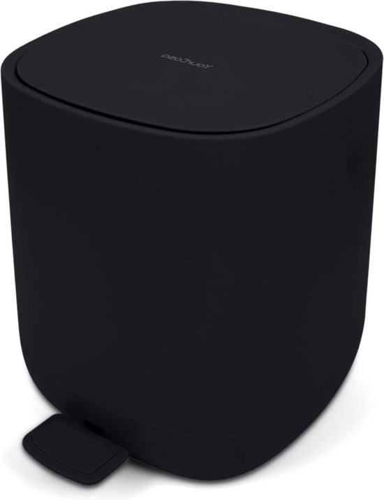 Prullenbak Voor In De Badkamer 5 Liter Elegant Design Met Deksel En Softclose Kleine Vuilnisemmer Voor Cosmetica Emmer