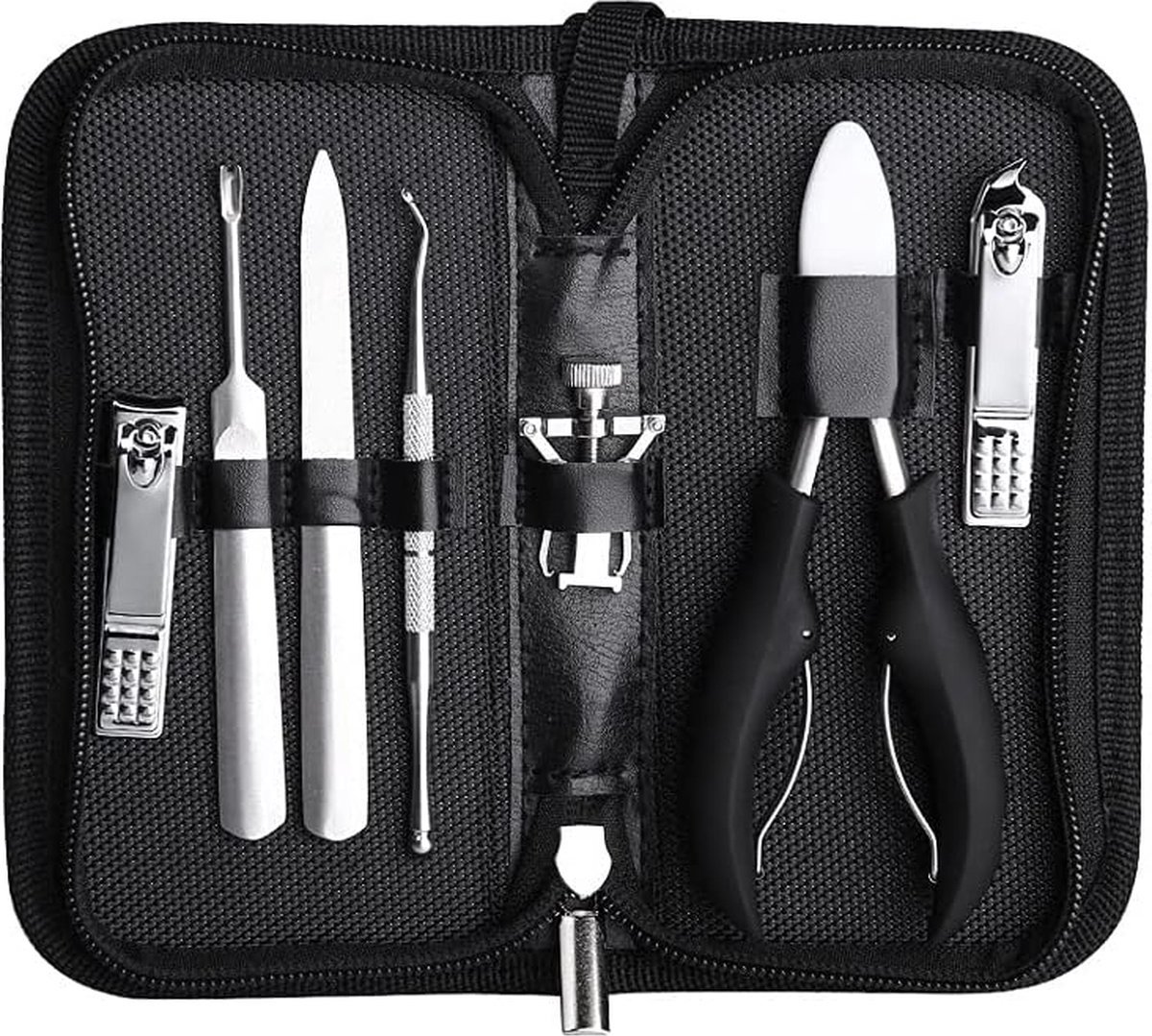 Goedkoopste Igoods 7-delige Pedicure en Manicure Set - Nagelknipper - Pedicureset - Nagelvijl - Nageltang - Kalknagel - Teennagelknipper