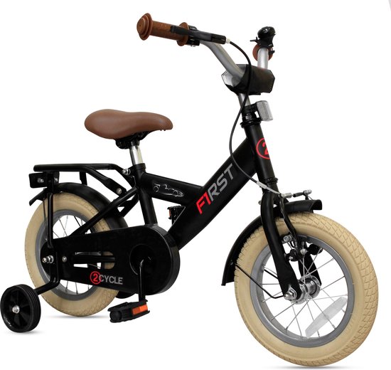 2Cycle First Kinderfiets - 12 inch - Zwart - 2 tot 4 jaar van 2Cycle — afbeelding 3