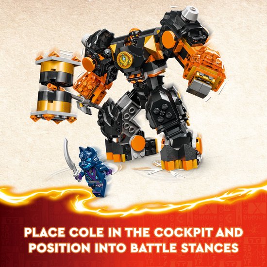 【R&B】xplicit LEGO NINJAGO Cole's elementaire aardemecha - 71806 | bol