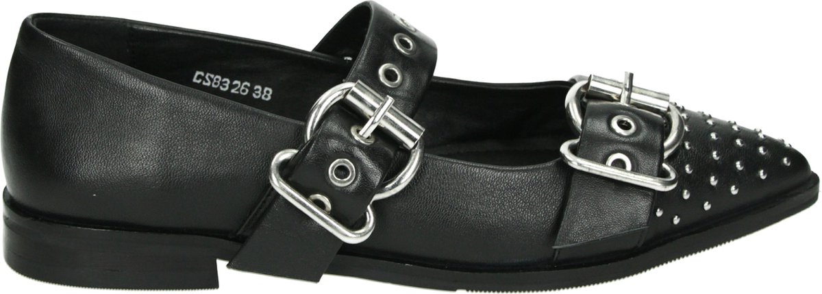 Copenhagen Shoes - FUTURE VIBES CS8326 - Ballerinaschoenen - Kleur: Zwart - Maat: 36