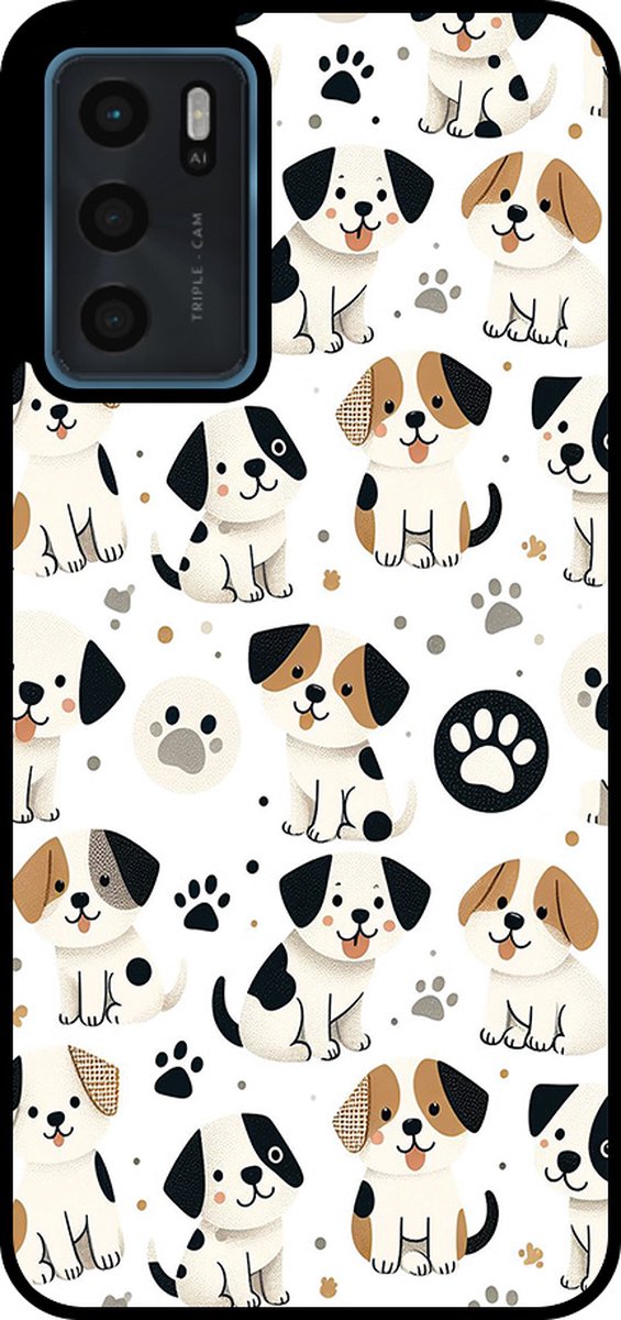 Smartphonica Telefoonhoesje Geschikt voor Oppo A16 / A16s / A54s met honden opdruk - TPU backcover case dog design geschikt voor Oppo A16;Oppo A16s;Oppo A54s