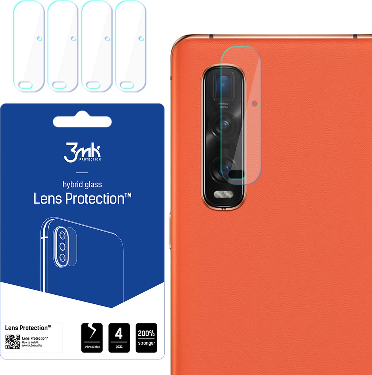 Oppo Find X2 - 3mk Lens Protection