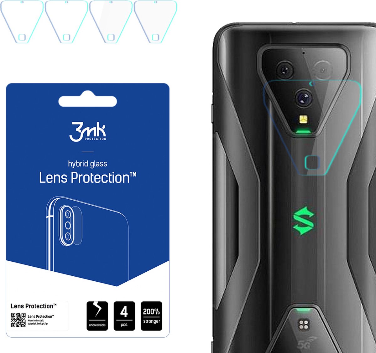 Xiaomi Black Shark 3 Pro - 3mk Lens Protection
