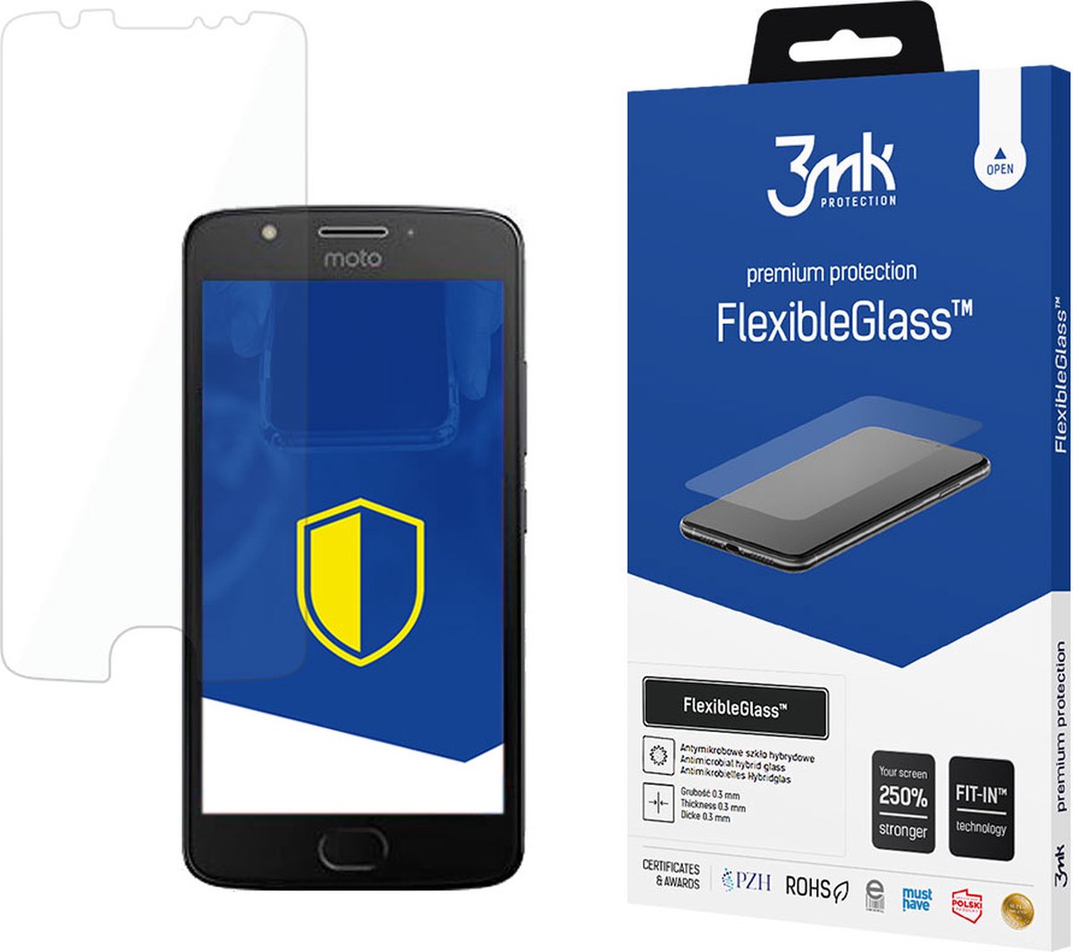 Motorola Moto E4 - 3mk FlexibleGlass