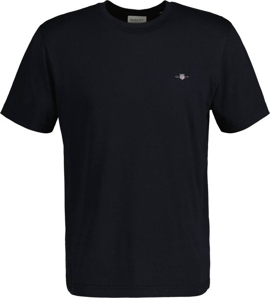 GANT Chemise col rond logo bouclier noir - 4XL