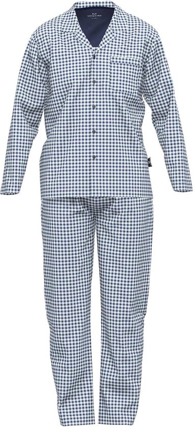 MEQ Heren Shortama - Pyjama Set - 100% Katoen - Navy Blauw