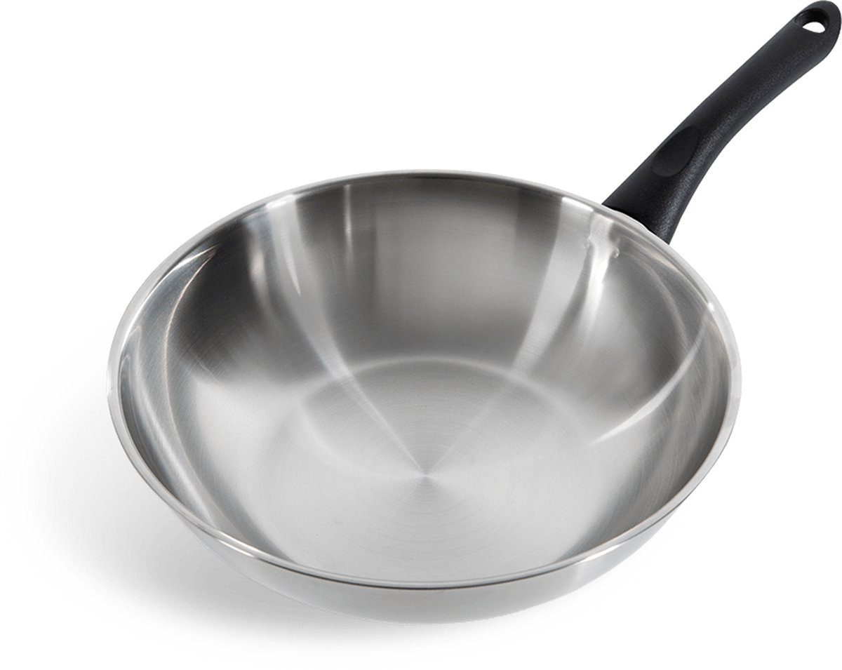 BK Bold wok ø28 cm - rvs - inductie - PFAS-vrij