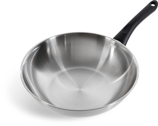 BK Bold wok ø28 cm - acier inoxydable - induction - sans PFAS