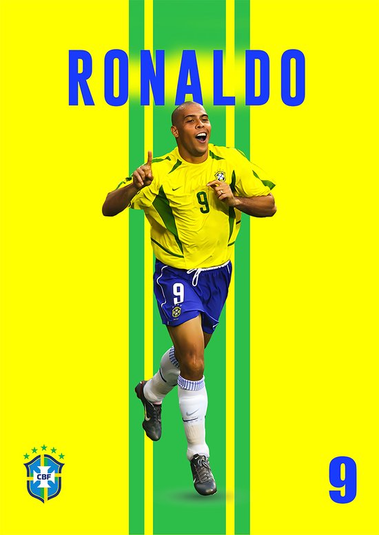 Ronaldo Luís Nazário de Lima Poster - Goal Collection - Brazilië