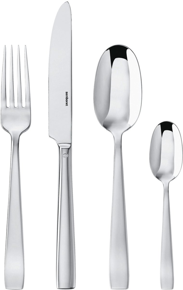 Bestekset 24-delig RVS Flat - Sambonet