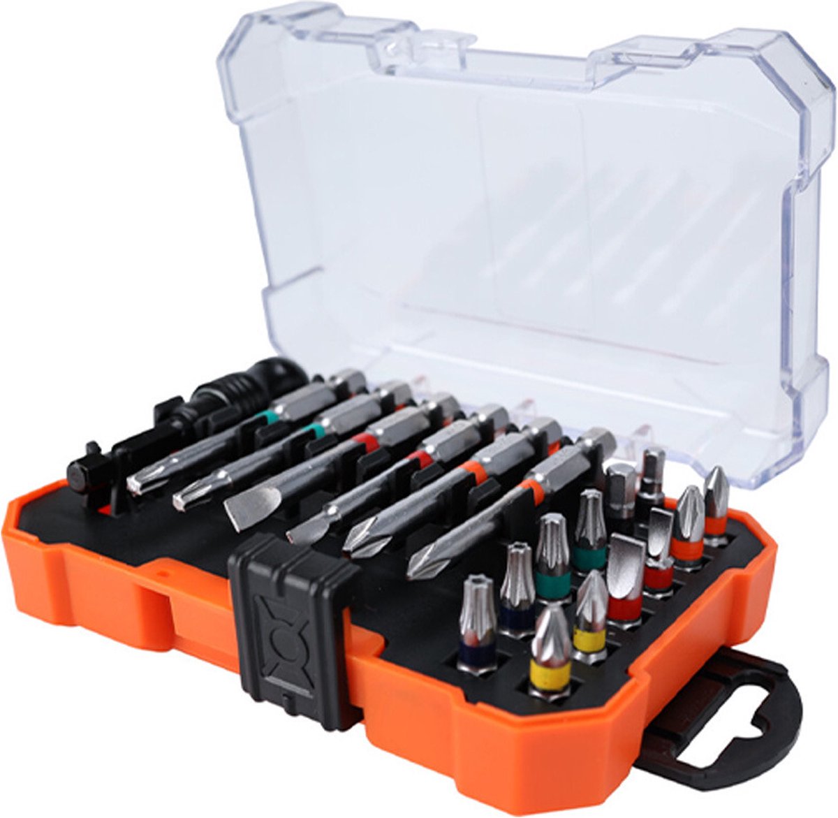 FX Tools Bitset - 19-delig - staal - schroefbitset - in gereedschapkist