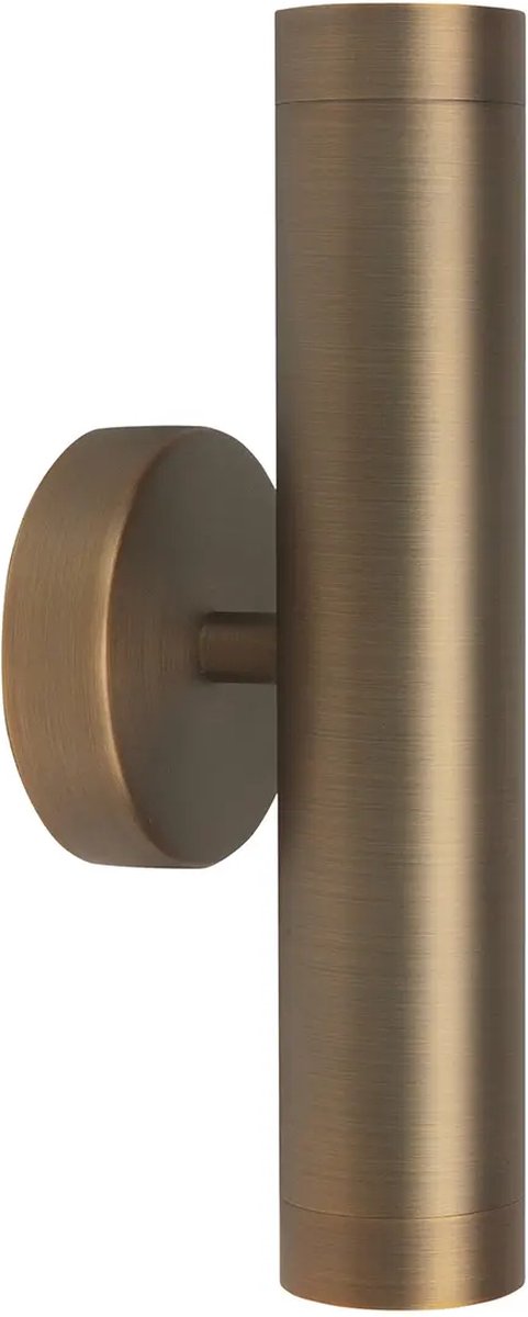 Highlight Moderne Wandlamp GU10 Perugia 2 Lichtpunten Brons Metaal Woonkamer Gang/Hal Keuken Dimbaar