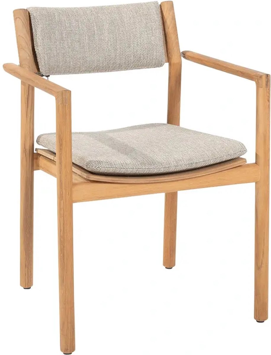 4 Seasons Outdoor Levi chaise de jardin empilable dining - teck