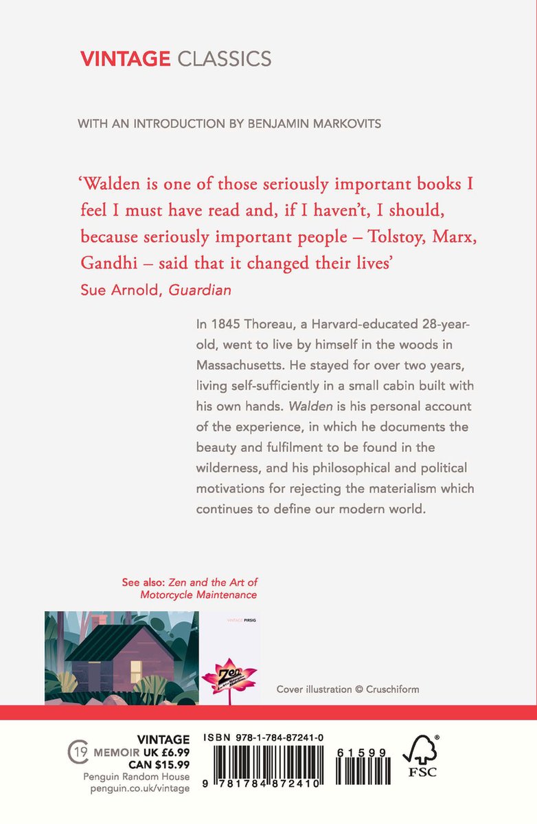 Walden - back cover