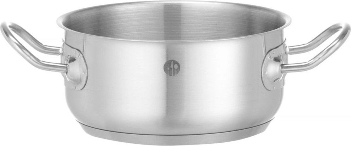 HENDI Kookpan laag – zonder deksel – sandwichbodem – 1,5L – ⌀160mm – inductie geschikt