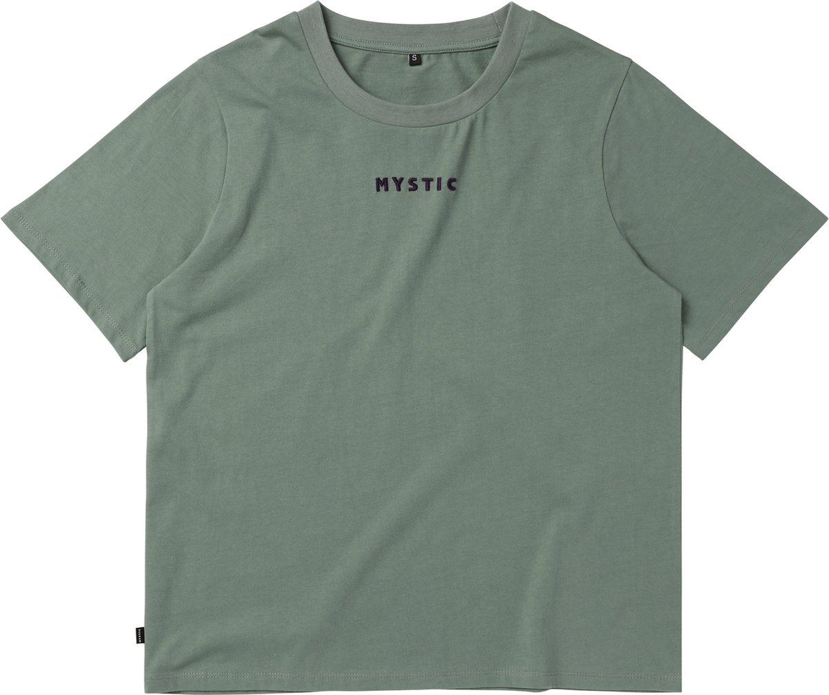 Mystic Brand WMN Seasonal Tee 250525 Frozen L Women Groen