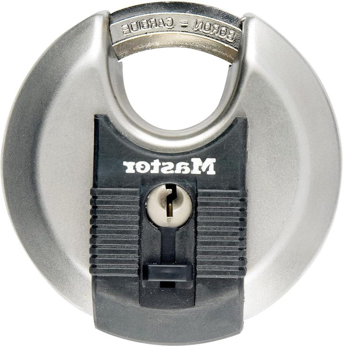 Hangslot Heavy Duty-discusslot Sleutel Roestvrij-staal Buiten M40EURD - Meest geschikt voor Opslagunits Schuren Garages Aanhangwagens enz.