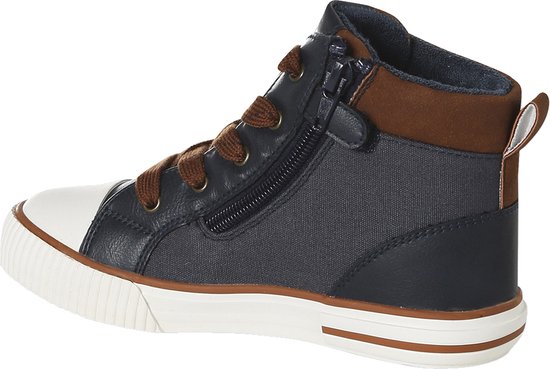 Vertbaudet Hoge kindersneakers met veters en rits bol