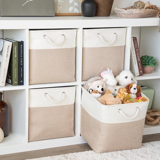 Boîtes de rangement Cube - Grands paniers en tissu - Convient aux boîtes Kallax - 3