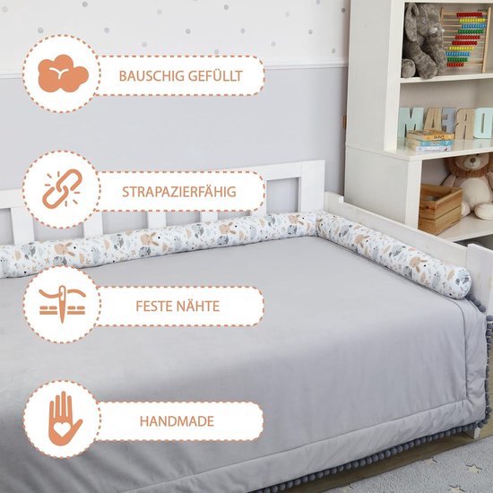 Bebeloo zijslaper kussen lichaamskussen Zwangerschapskussen bedkussen bed slang nekrol slaapkussen verpleegkussen bed surround tochtwering (Beige, 400 cm Bebeloo zijslaper kussen lichaamskussen Zwangerschapskussen bedkussen bed slang nekrol slaapkussen verpleegkussen bed surround tochtwering (Beige, 400 cm