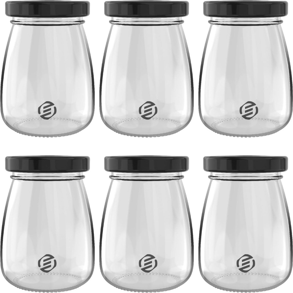Equivera Overnight Oats Potjes - Muesli Beker - Mason Jar - Havermout - Set - Must have voor jouw ontbijt