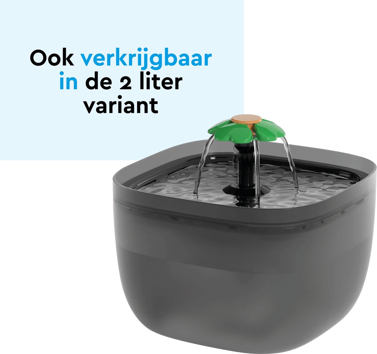 BRASQ Drinkfontein kat en hond 2,5 Liter - Waterfontein thumbnail 6