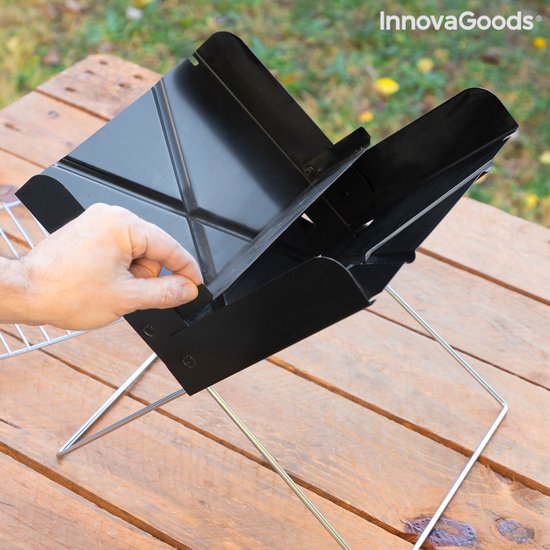 Mini Draagbare Opvouwbare Houtskoolbarbecue Foldecue InnovaGoods van InnovaGoods — afbeelding 5