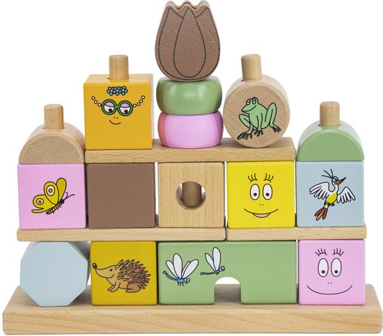 Barbapapa Holz Alphabet Blöcke - Lernspielzeug Für Kinder