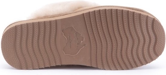 Warmbat Flurry Women Suede Dames Sloffen - Zand - Maat 38