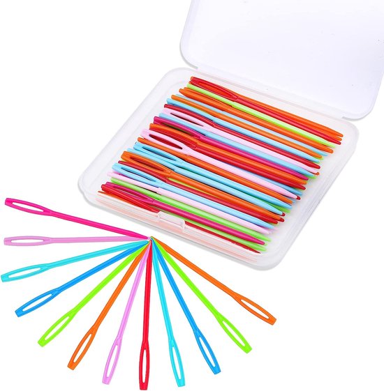 Benlay 50 Stück Kunststoff-Nähnadeln (7 cm / 9 cm
