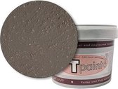 Tierrafino Tpaint - Leem Structuurverf - Wandverf binnen - Plafondverf - 100% Natuurlijk - Gomera Grijs - 12,5kg
