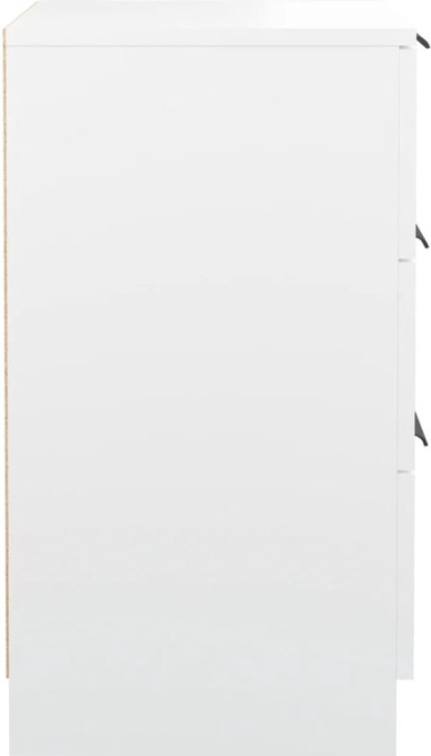 Nachtkastjes 2 st 40x36x65 cm hoogglans wit kopen