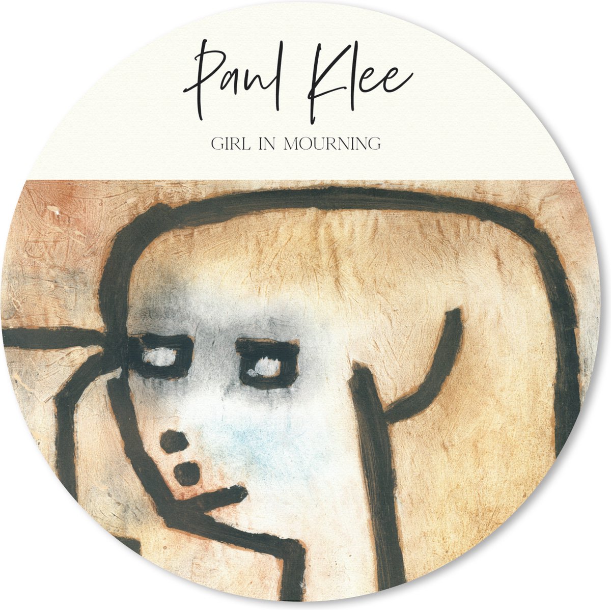 Muismat rond 30x30 cm - Mousepad Paul Klee - Oude meesters - Kunst - Ronde muismatten