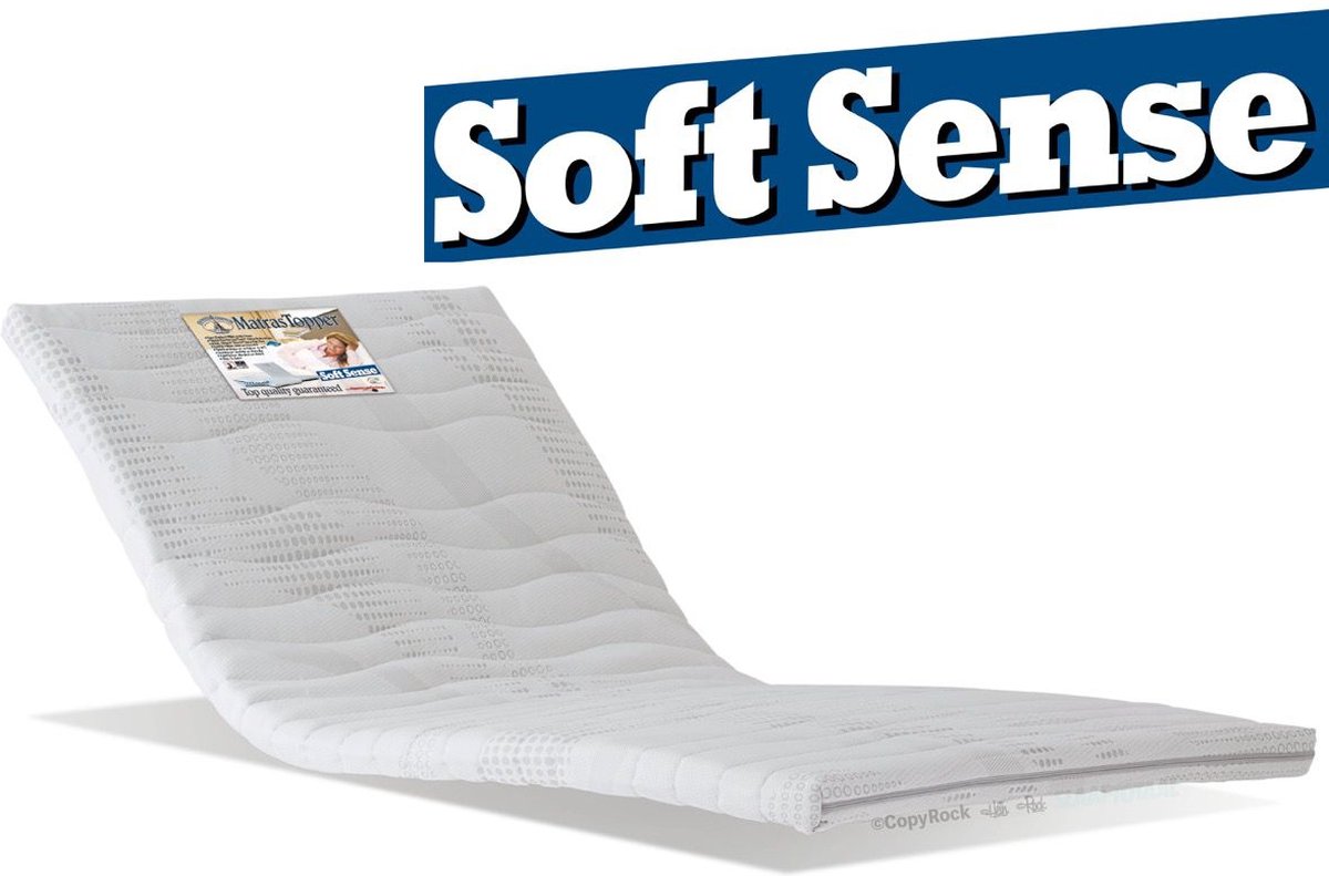 Soft Sense Koudschuim Topper | Caravantopper | 6,5cm dik| CoolTouch Comfort-foam Topdek matras 120x190cm