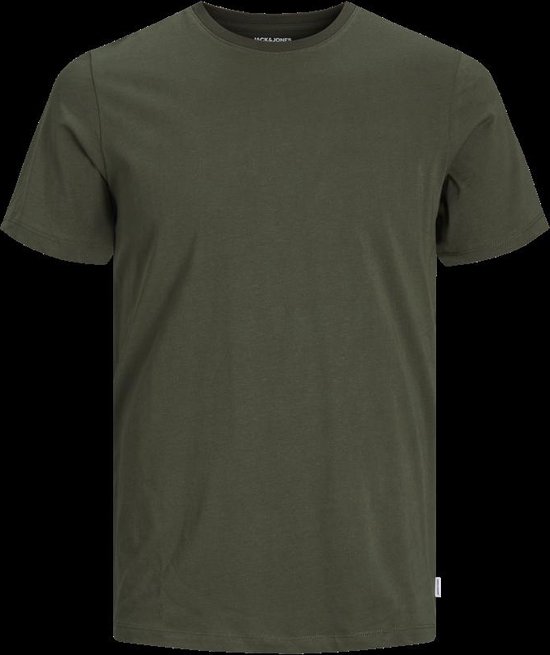 Jack & Jones T-Shirt Jjeorganic Basic Tee SS O-cou Noos 12156101 Olive Night/Slim Homme Taille - L