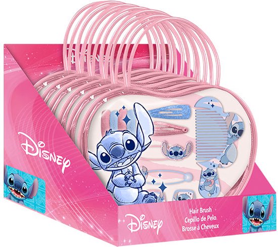 Disney Lilo & Stitch Peigne à cheveux avec accessoires dans un sac cadeau  pour les filles