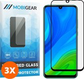 Mobigear Screenprotector geschikt voor Huawei P Smart (2020) Glazen | Mobigear Premium Screenprotector - Case Friendly - Zwart (3-Pack)