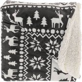 Unique Living Yael Plaid - 150x200 cm - Dark Grey
