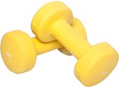 Bol.com Gorilla Sports Dumbbels Vinyl 8 kg (2 x 4 kg) voor aerobics training aanbieding