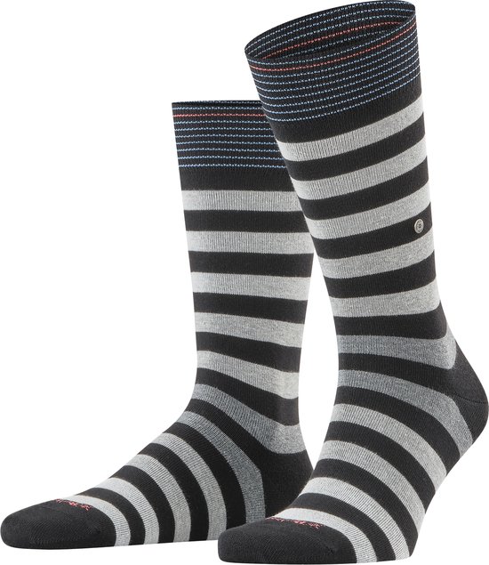 Burlington Blackpool one-size duurzaam biologisch katoen sokken heren zwart - Maat 40-46