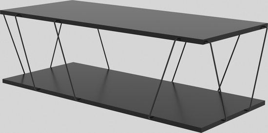 Emob - Salontafel - Zwart - 120x50x30 cm