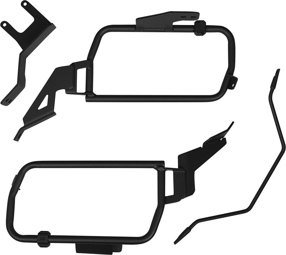 Shad 4p System Bmw F650gs/f700gs/f800gs Montage Zijkoffers Zwart