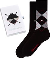 Burlington Basic Gift Box 2-Pack cadeau geschenkset katoen multipack sokken mannen veelkleurig - Maat 40-46