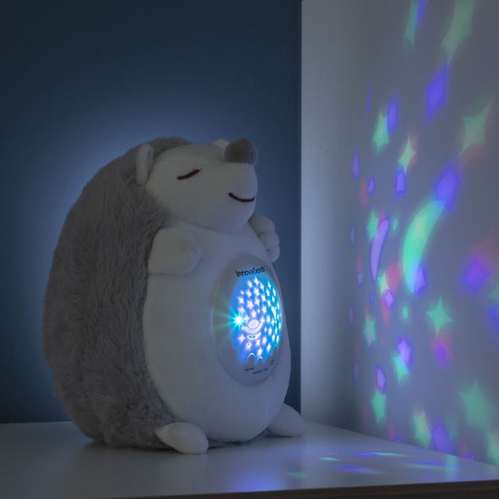 Spikey - Geluid en Lichtprojector Knuffel met White Noise voor Een Rustgevende Nacht van Ansmann. — afbeelding 3