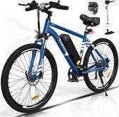 Hitway BK15 Elektrische Fiets | E-bike met Afneembare Accu | 26 Inch | 250W Motor | 12Ah | Blauw